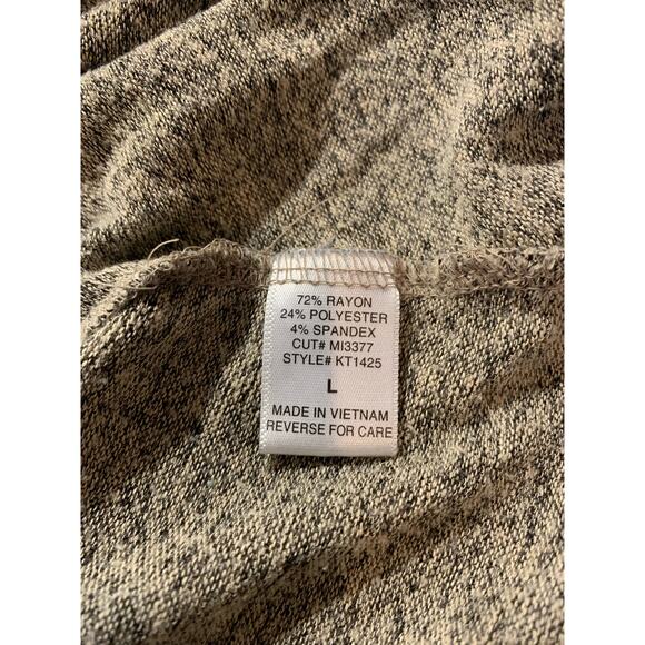 CUTE Women's Black and White A Line Turtleneck - Size L - Picture 2 of 5